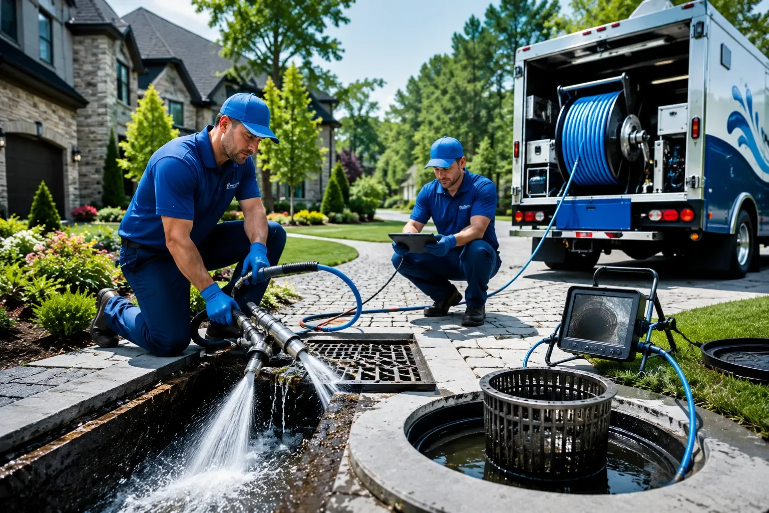 Local outdoor drain cleaning professionals in West Van Lear, KY