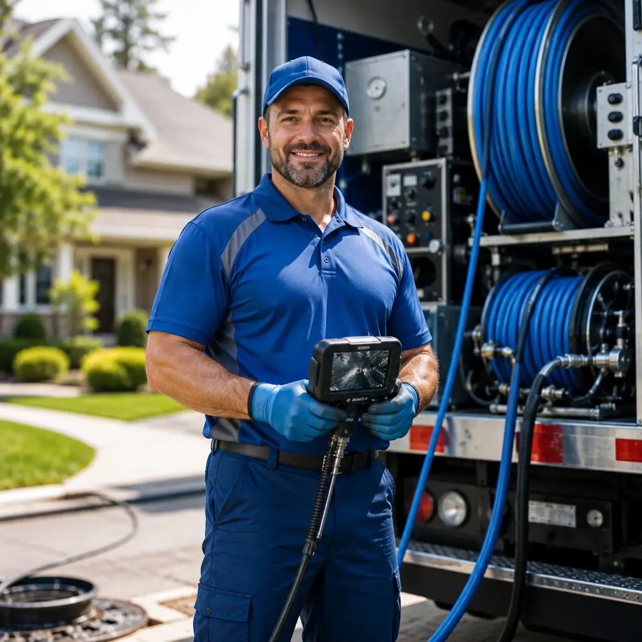 Local outdoor drain cleaning specialists in West Van Lear, KY